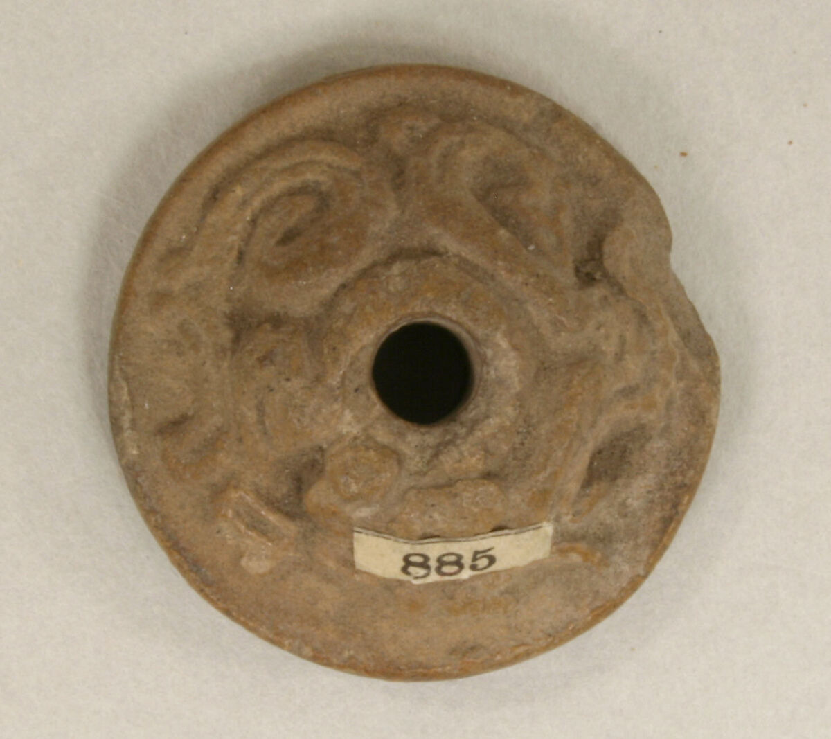 Spindle Whorl, Ceramic, Mexican 