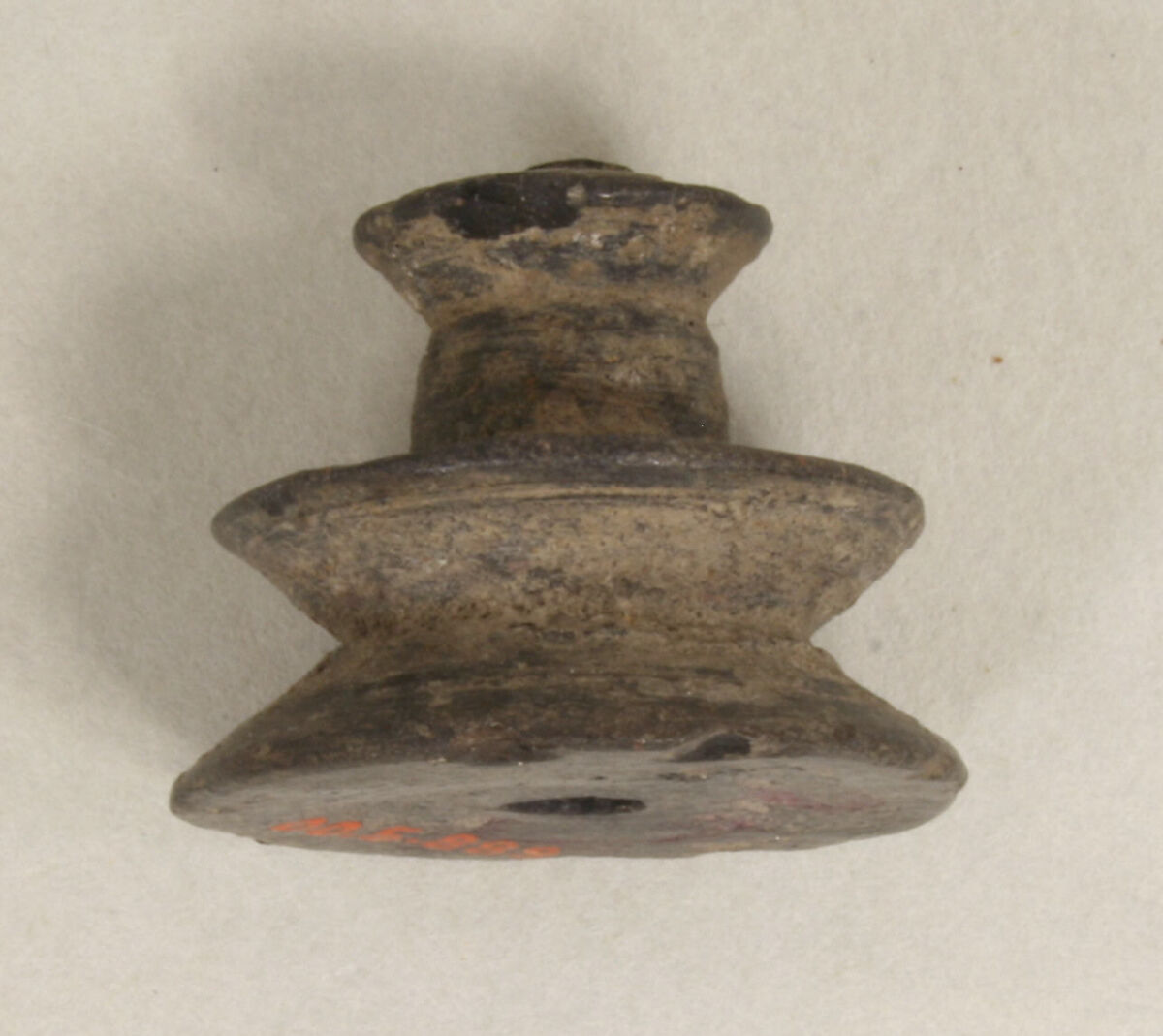 Spindle Whorl, Ceramic, Mexican 