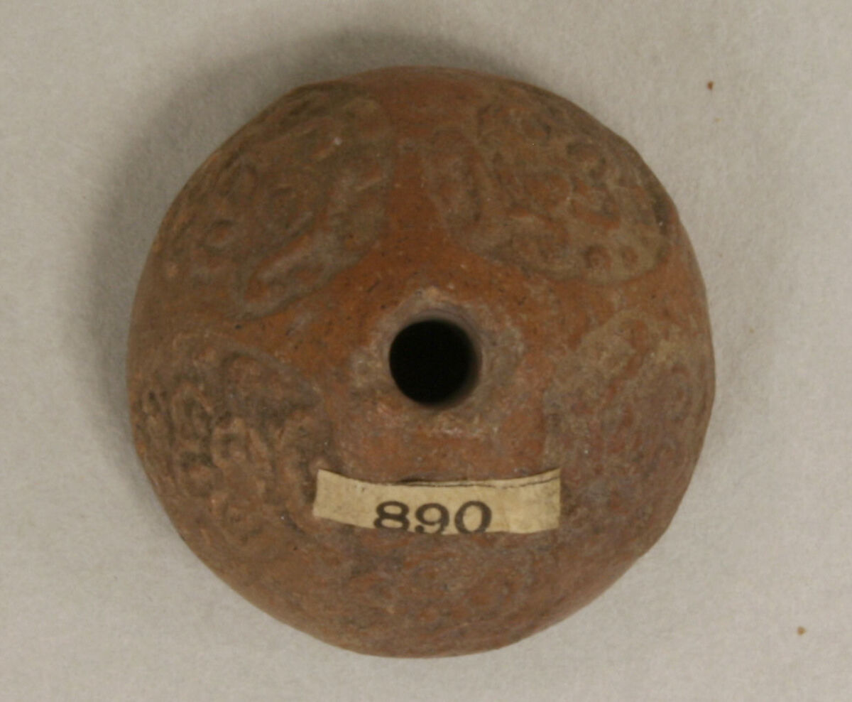 Spindle Whorl, Ceramic, Mexican 