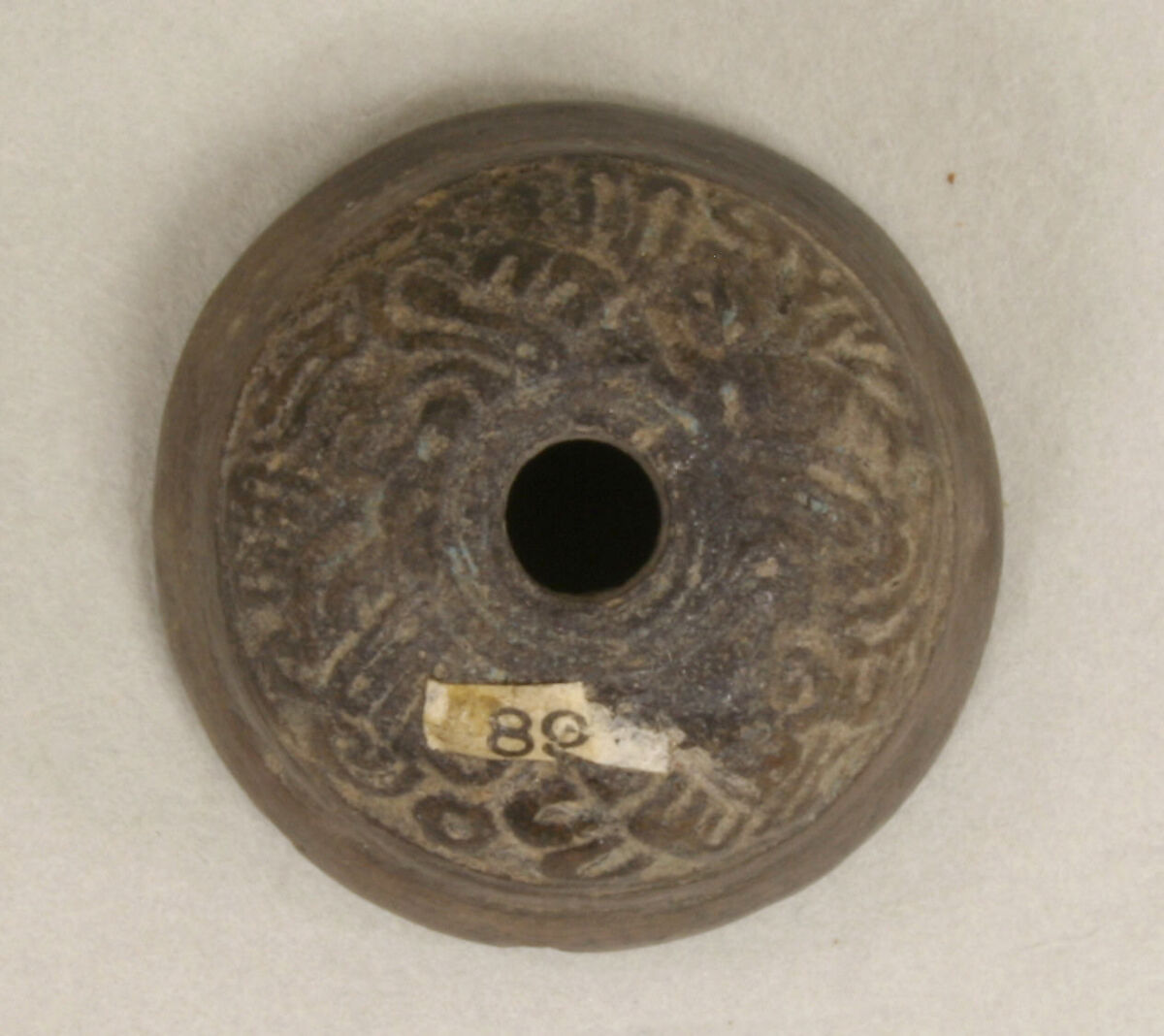 Spindle Whorl, Ceramic, Mexican 