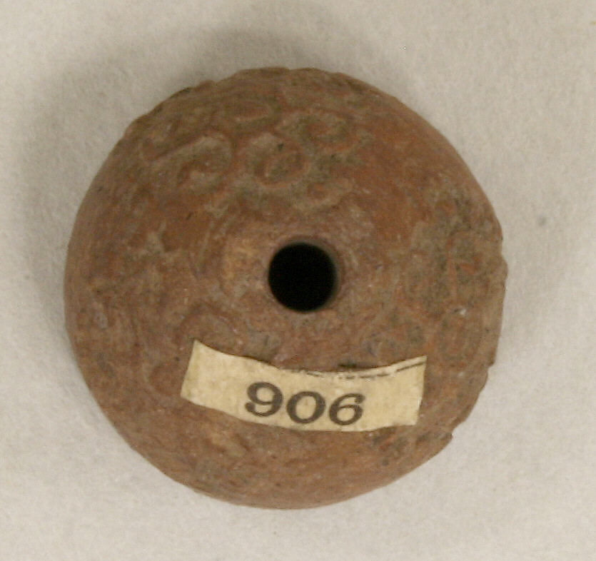 Spindle Whorl, Ceramic, Mexican 