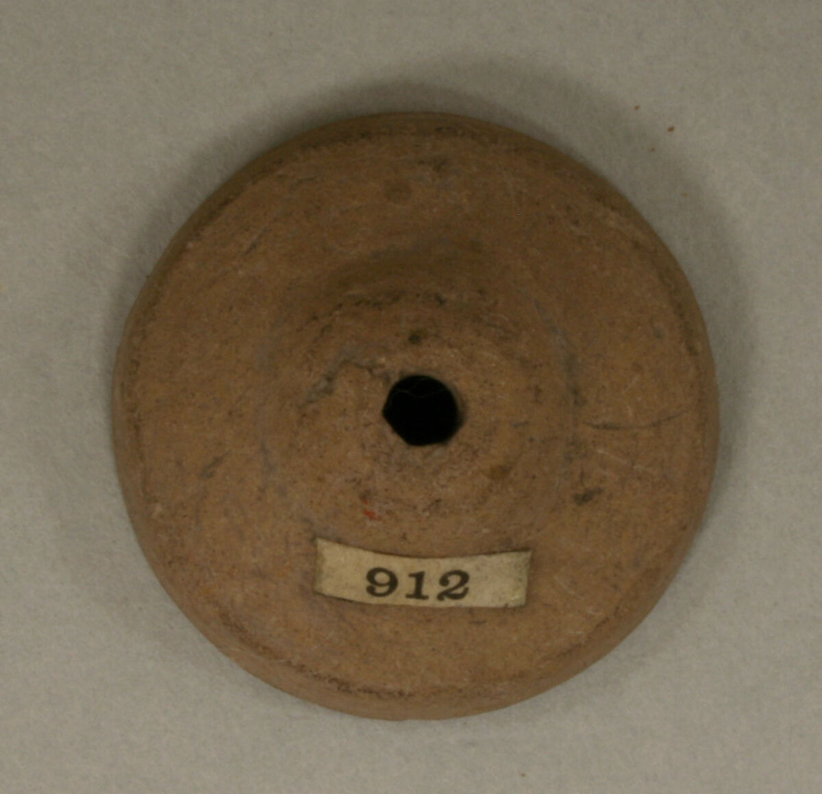 Spindle Whorl, Ceramic, Mexican