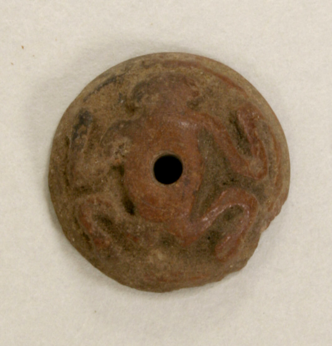 Spindle Whorl, Ceramic, Mexican 