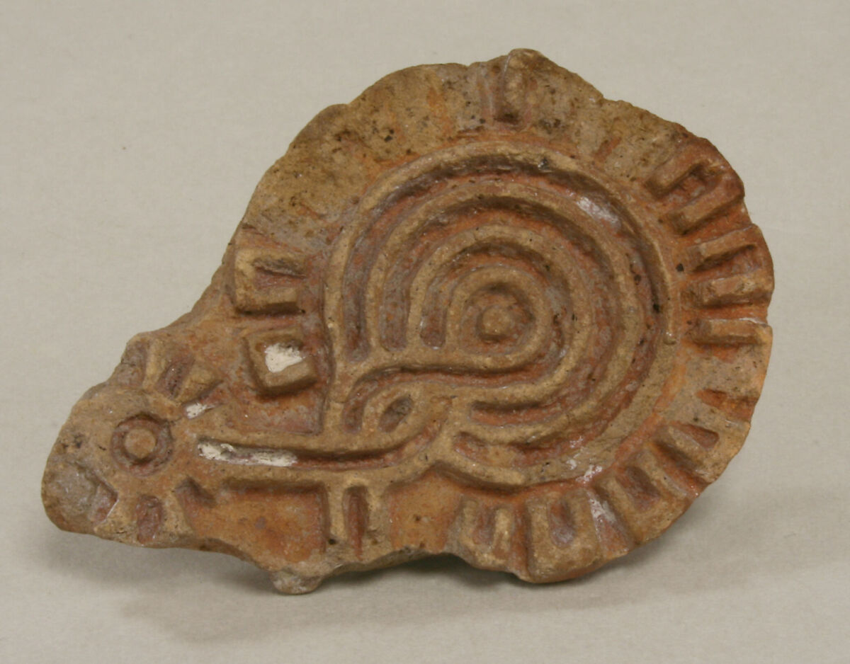 Stamp, Ceramic, Aztec 