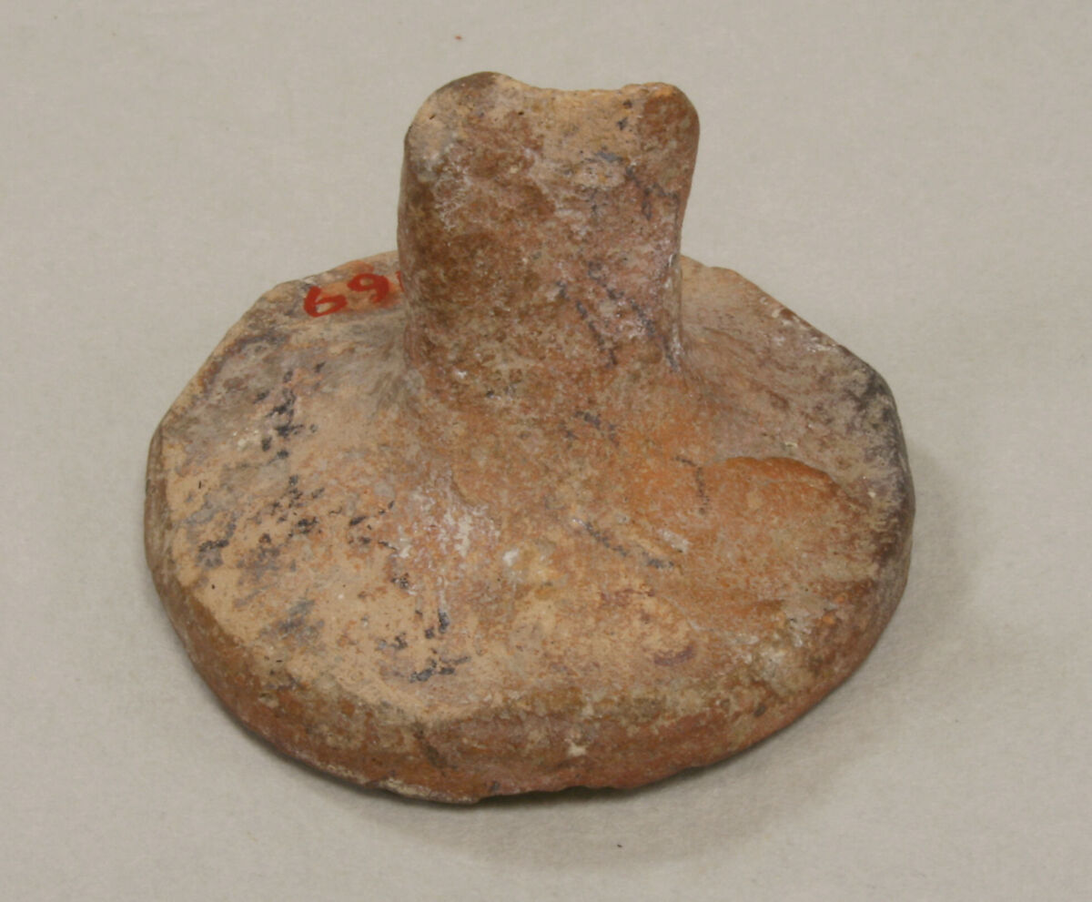 Stamp, Butterfly, Ceramic, Mexica (Aztec)