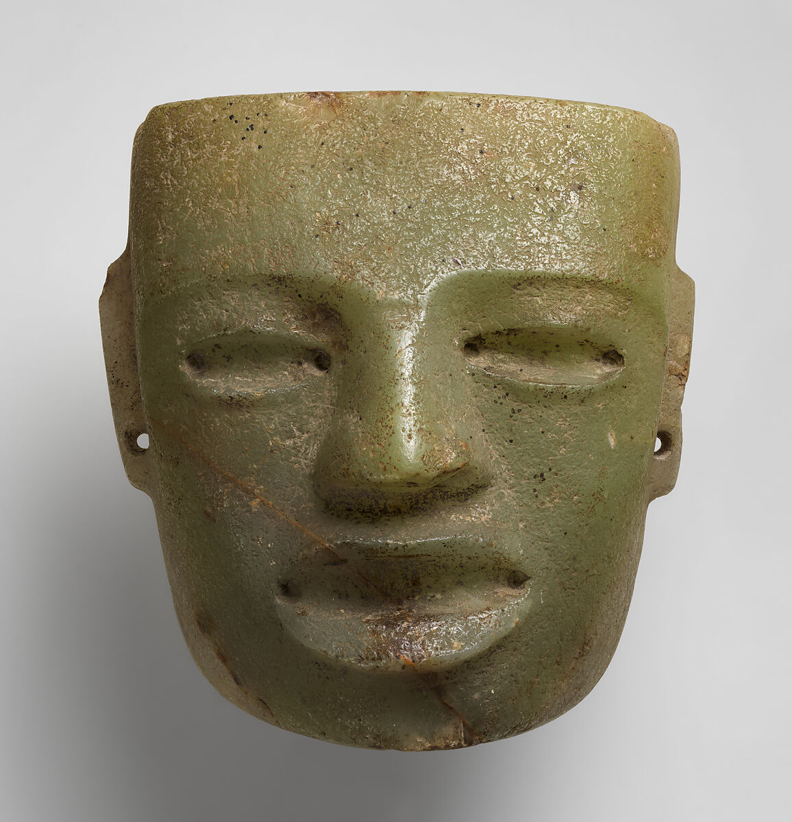 Mask, Teotihuacan artist(s), Travertine (tecali), Teotihuacan