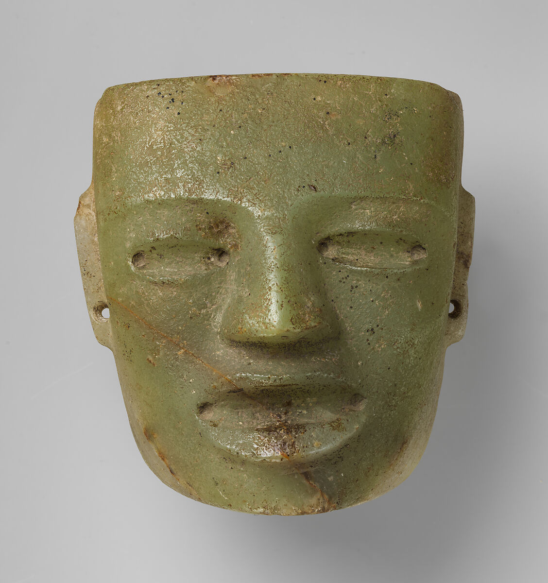 Mask, Onyx marble (tecalli), Teotihuacan 