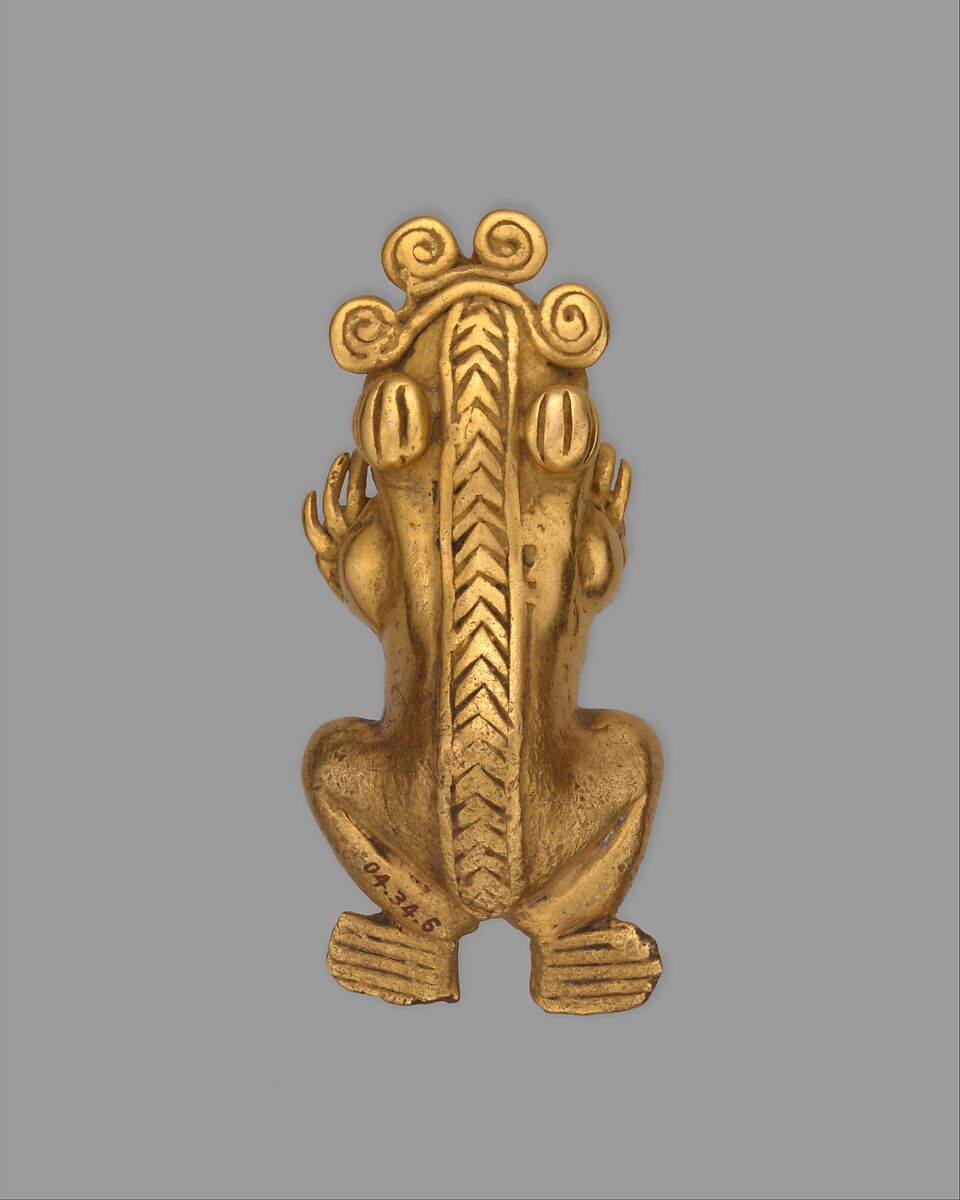 Frog Pendant, Gold (cast), Chiriqui (?) 