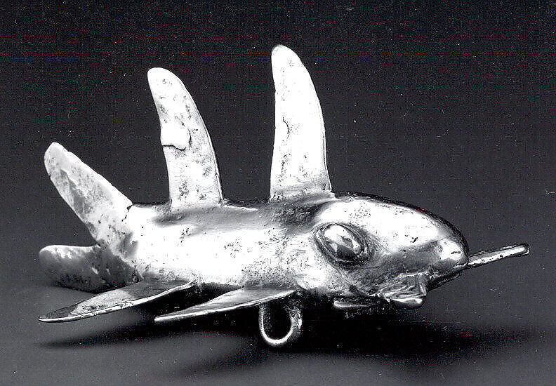 Shark Pendant, Gold (cast), Chiriqui