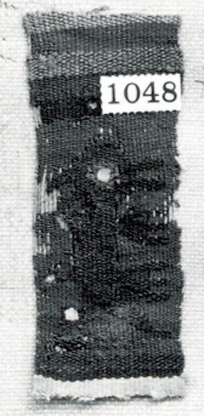 Tapestry Band Fragment, Camelid hair, cotton, Peru; central coast (?) 
