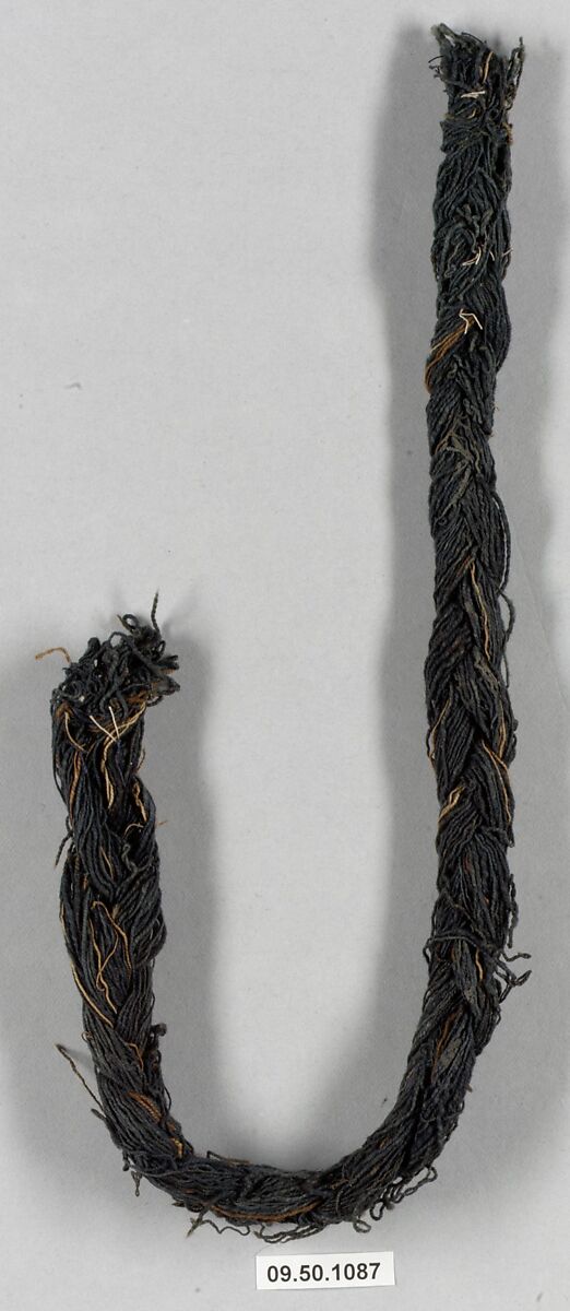 Braided Head Cord or Fillet, Cotton, Peru; central coast (?) 