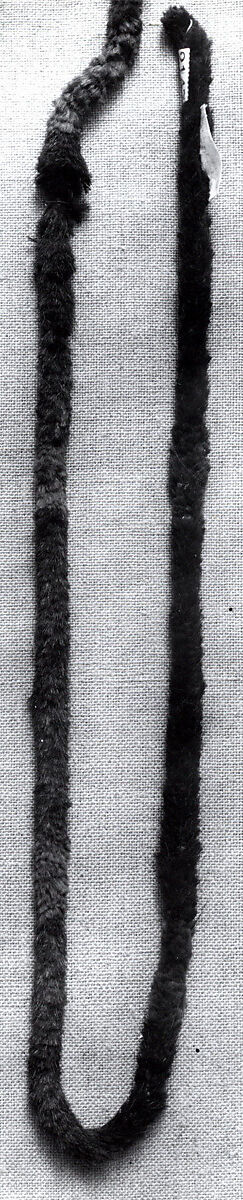 Braided and Knotted Head Cord or Fillet, Camelid hair, Peru; central coast (?)