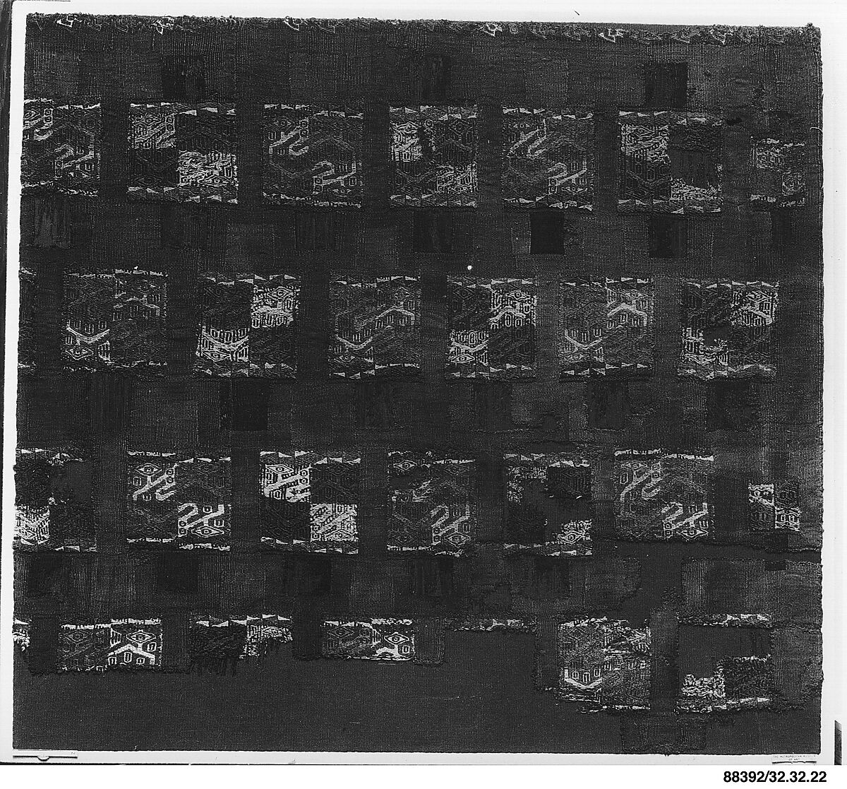 Panel with Birds, Camelid hair, Inca 