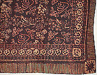 Headcloth with Islamic Calligraphy, Cotton, Javanese