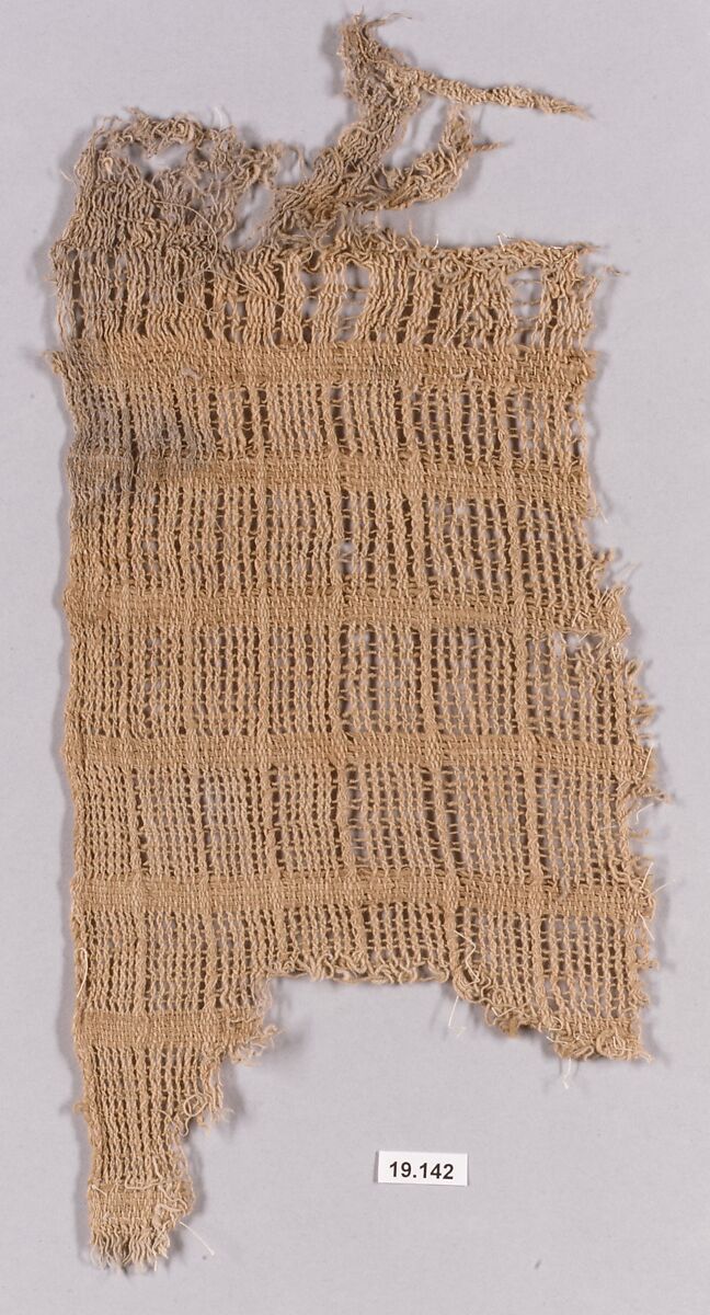 Gauze Fragment, Cotton gauze, Peru; central coast (?) 