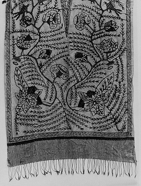 Woman's Shoulder Cloth (Selendang), Silk, Javanese