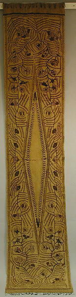 Woman's Shoulder Cloth (Selendang), Silk, Javanese 
