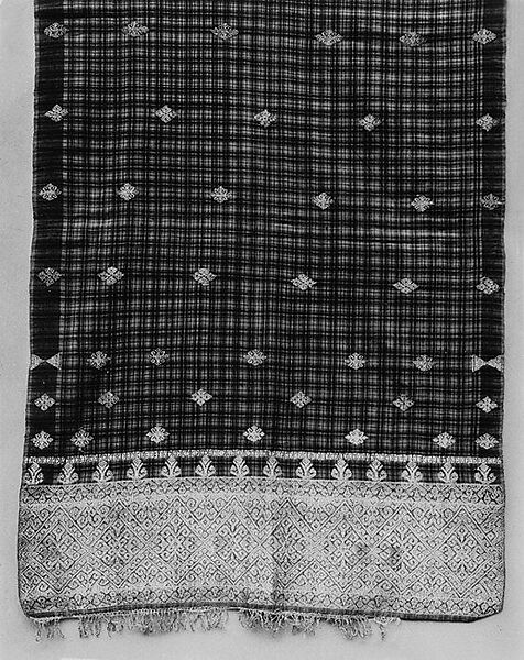 Shoulder Cloth (Selendang), Silk, gold and copper wrapped thread, Sumatra (?) 