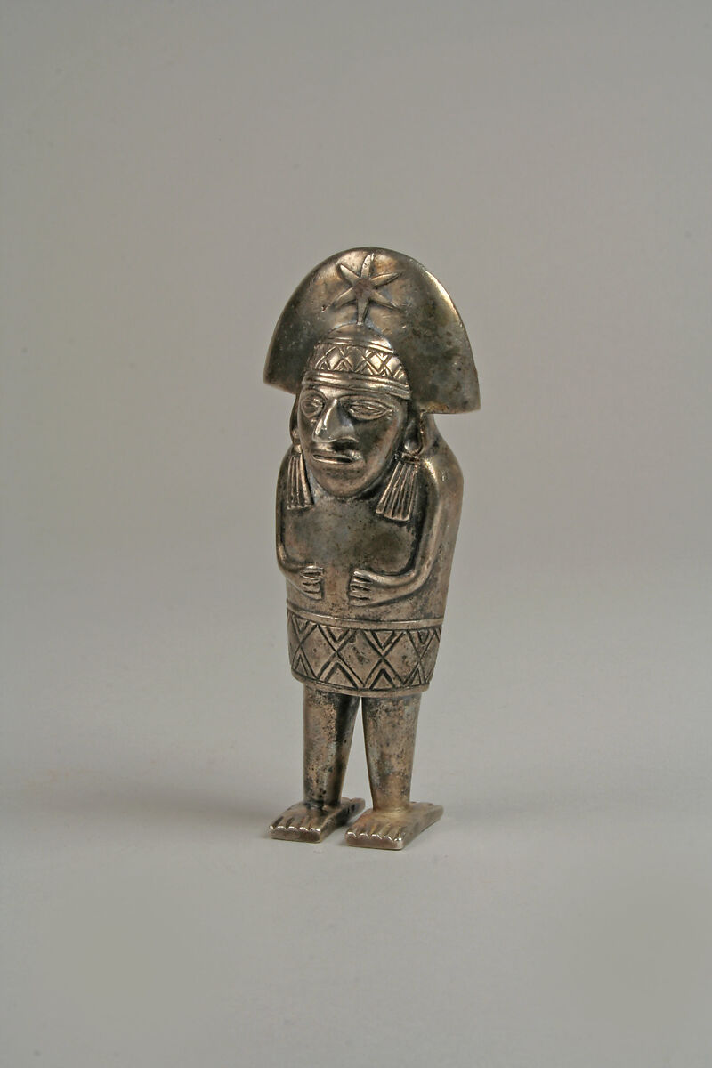 Janus figure, Silver (cast), Colonial (?)