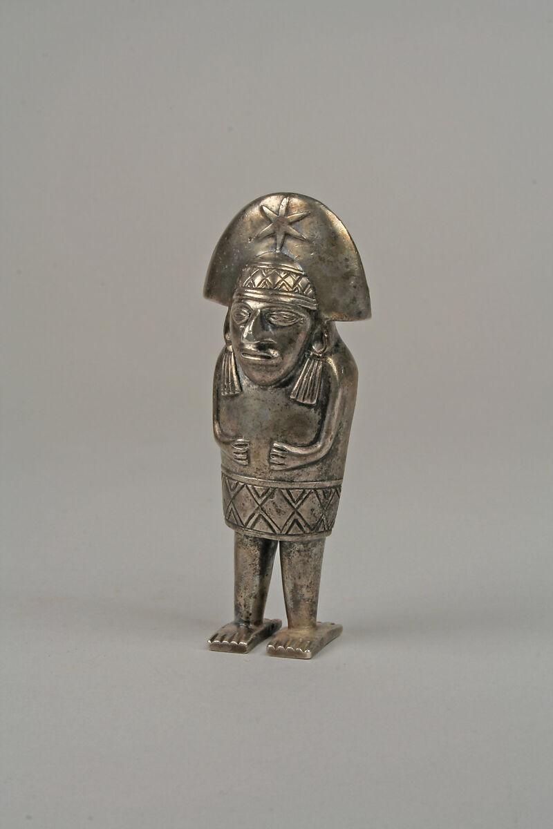 Janus figure, Silver (cast), Colonial (?)