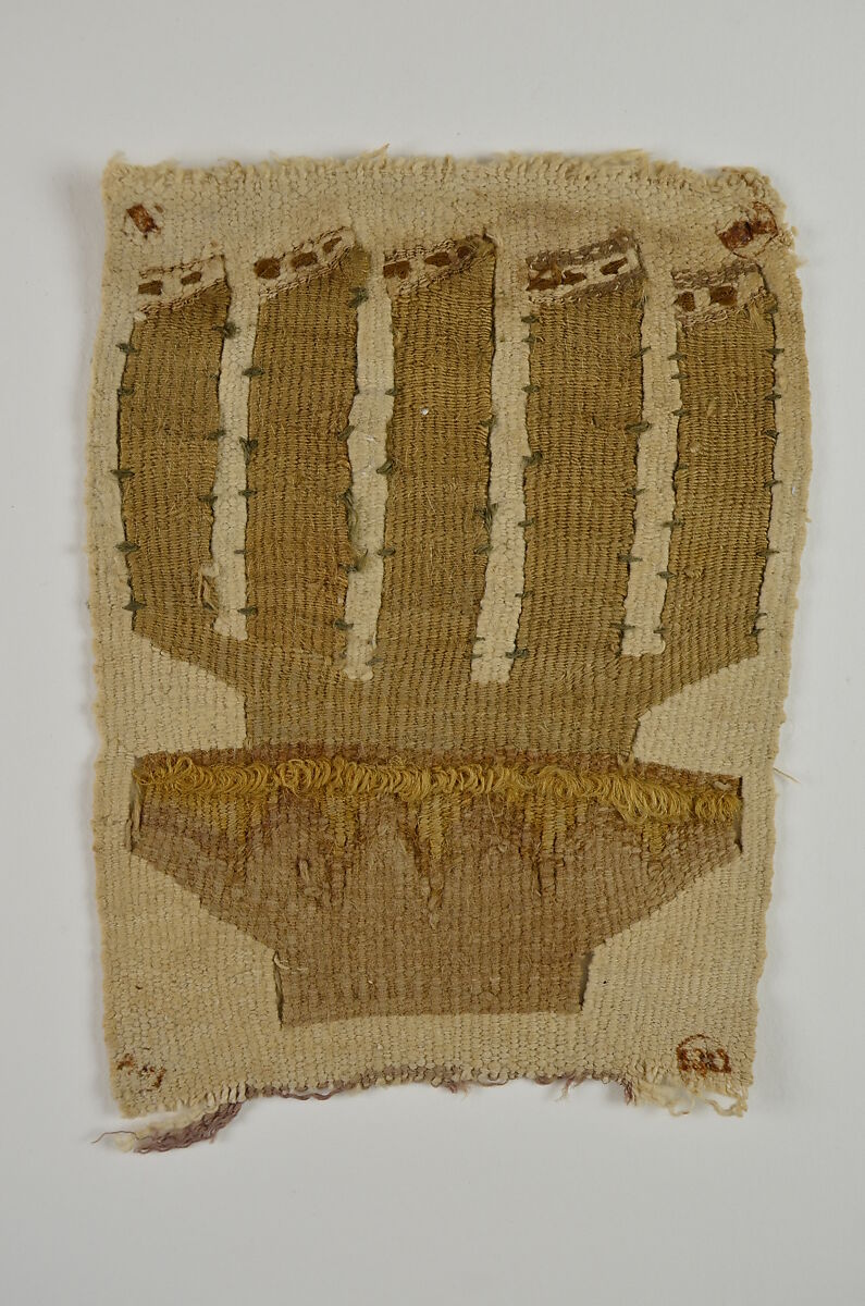 Woven Fragment, Camelid hair, cotton, Lambayeque (Sicán) 