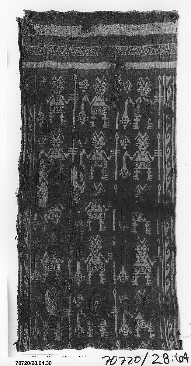 Doublecloth Scarf, Camelid hair, Peru; central coast (?) 