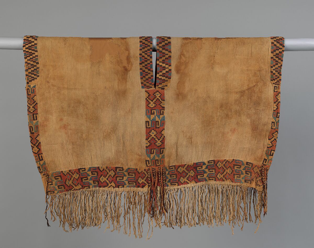 Tunic, Camelid hair, Nasca 