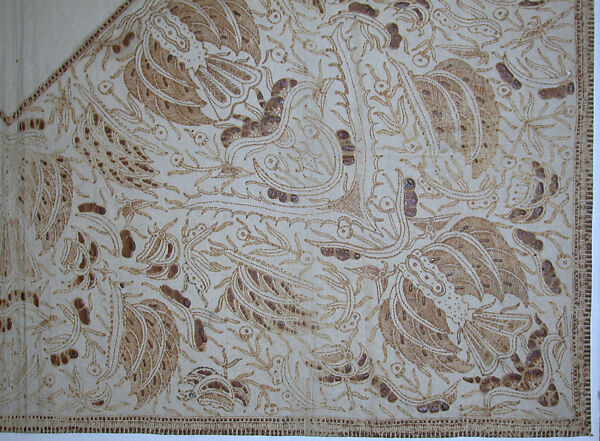 Headcloth, Cotton, wax, Javanese