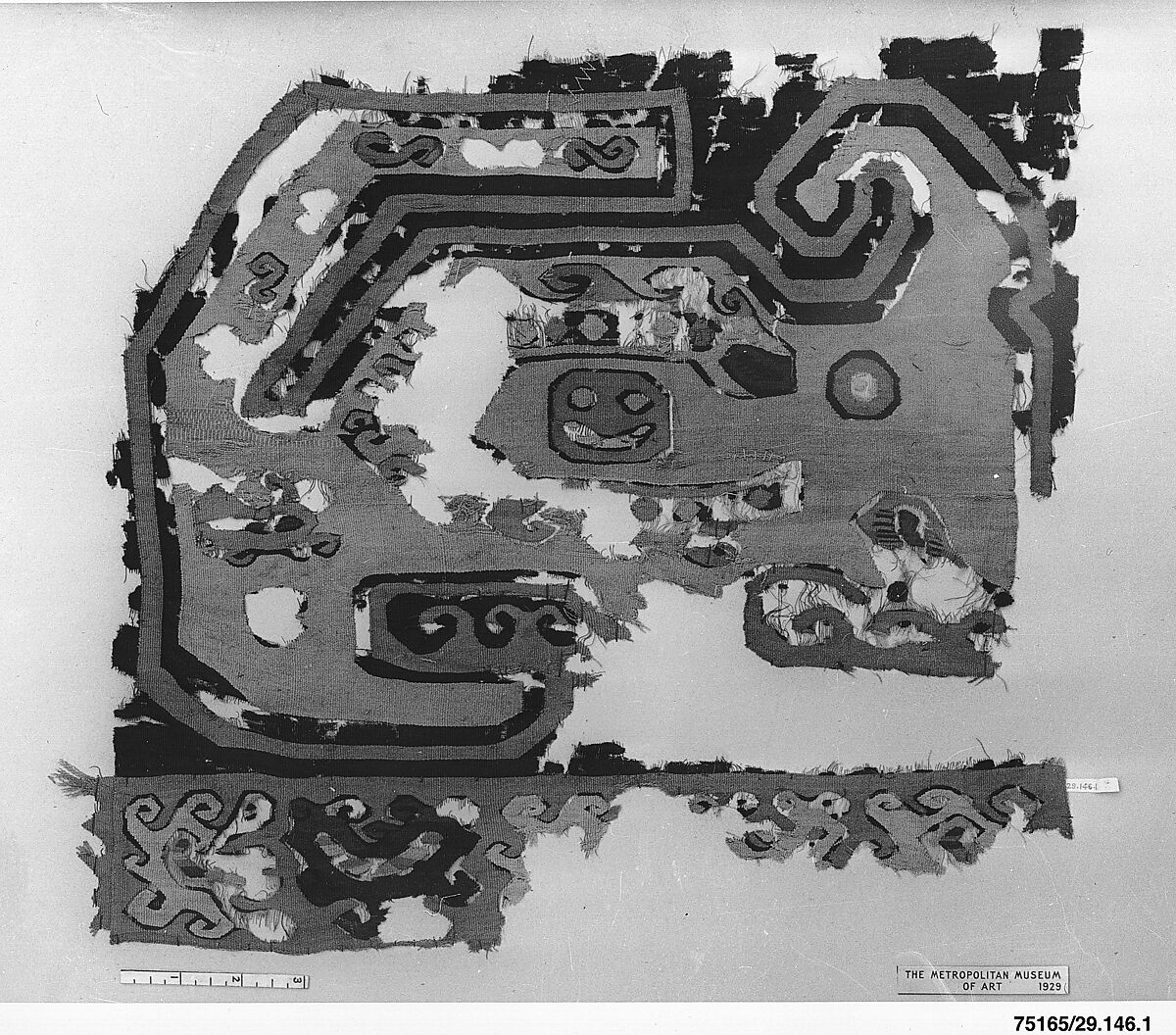 Tunic Fragment, Camelid hair, Nasca (?)