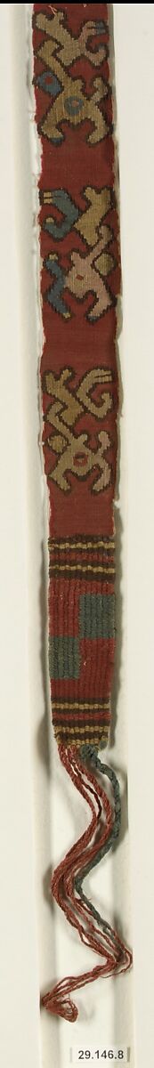 Sash or Headband, Camelid hair, Nasca
