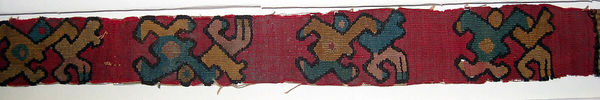 Sash or Headband, Camelid hair, Nasca 