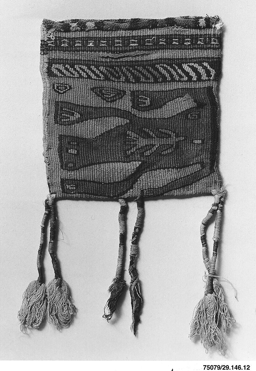 Bag, Camelid hair, Nasca