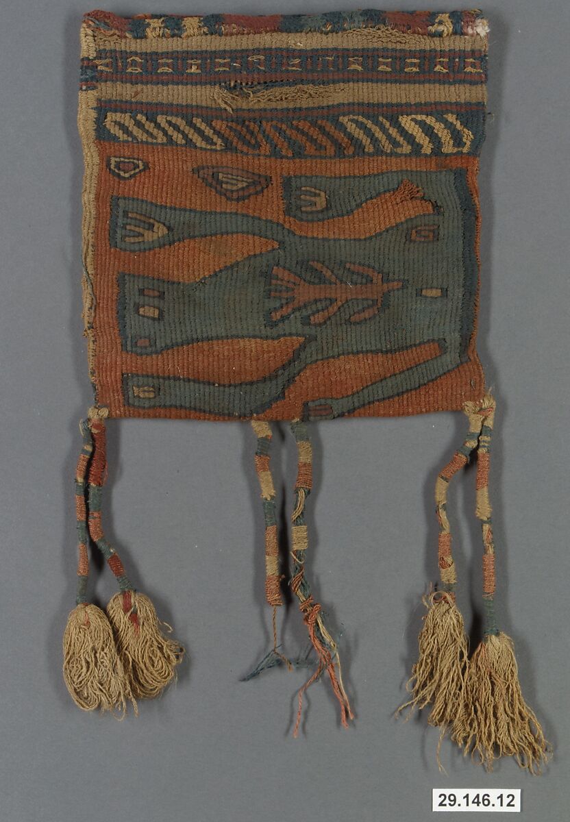 Bag, Camelid hair, Nasca
