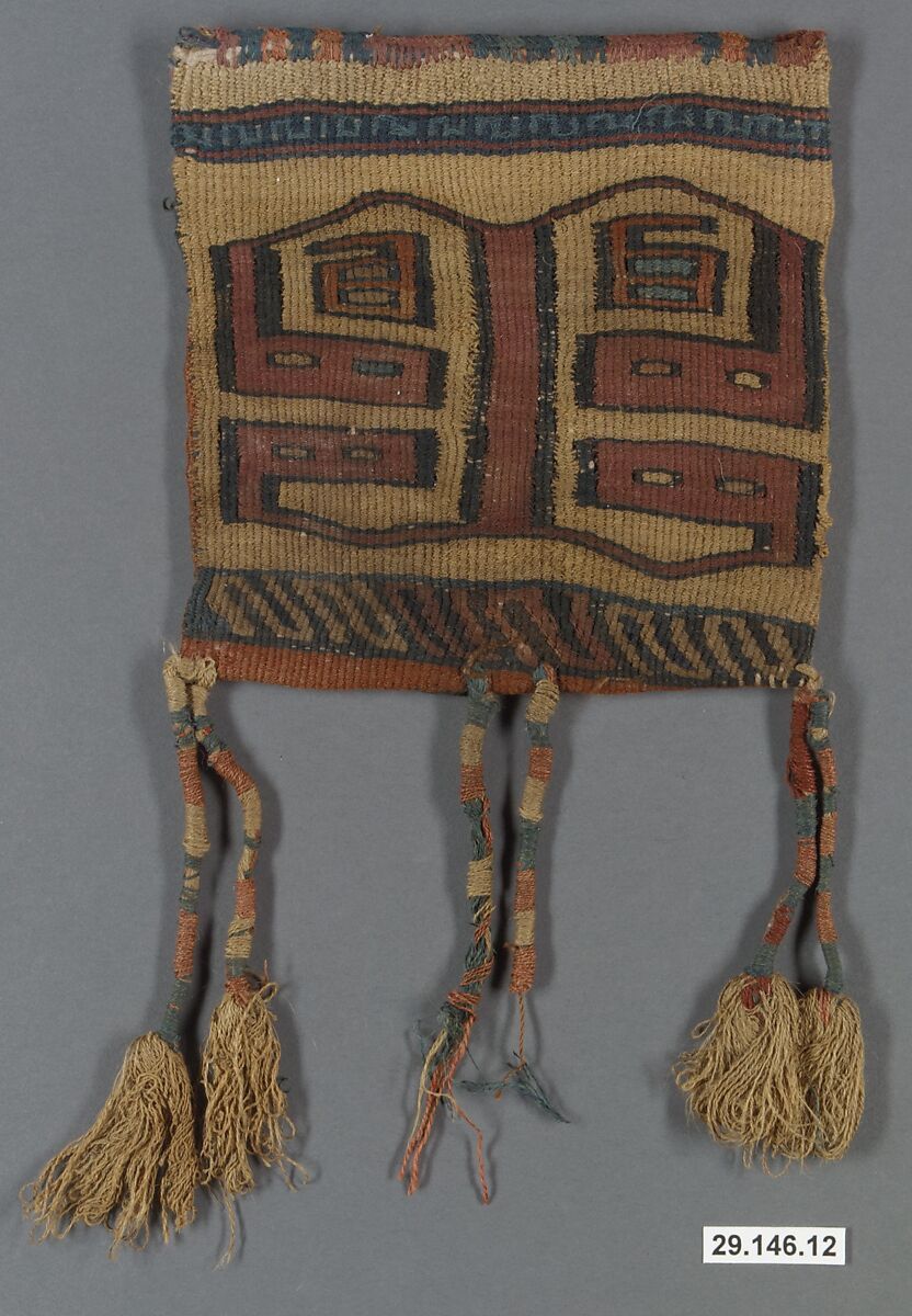 Bag, Camelid hair, Nasca 