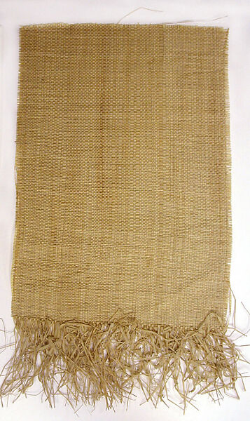 Panel Fragment, Raffia palm fiber, Democratic Republic of Congo 