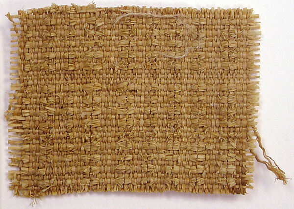 Panel Fragment, Raffia palm fiber, Democratic Republic of Congo 