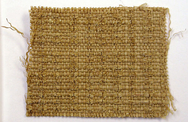 Panel Fragment, Raffia palm fiber, Democratic Republic of Congo 