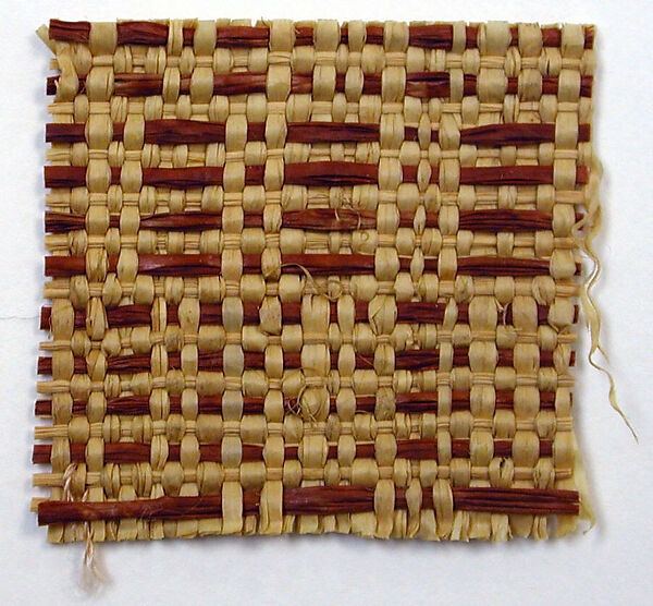 Panel Fragment, Raffia palm fiber, Democratic Republic of Congo 