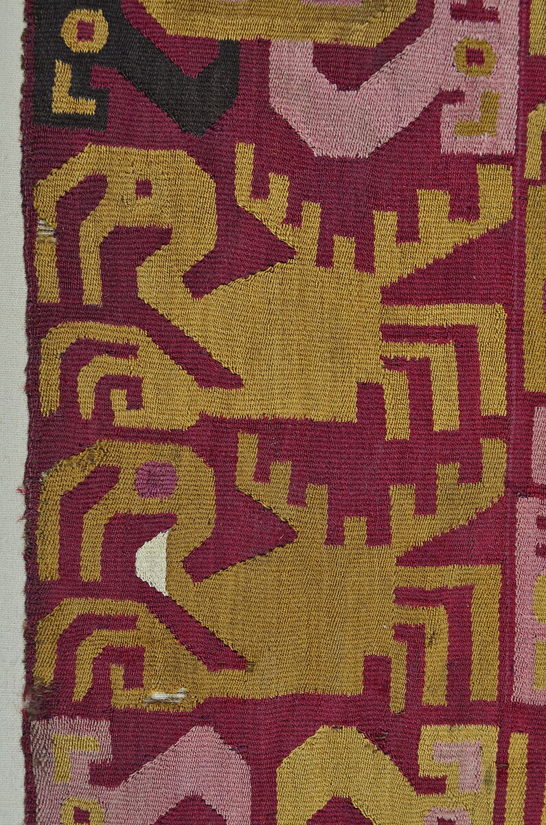Textile Fragment, Camelid hair, Recuay