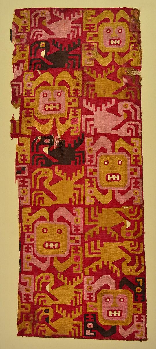 Textile Fragment, Camelid hair, Recuay