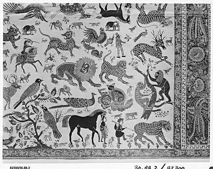 Sarong (Kain Lepas), Cotton, paint, Javanese