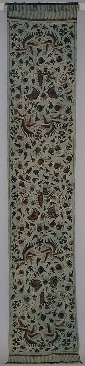 Shoulder Cloth (Selendang), Silk, Javanese 