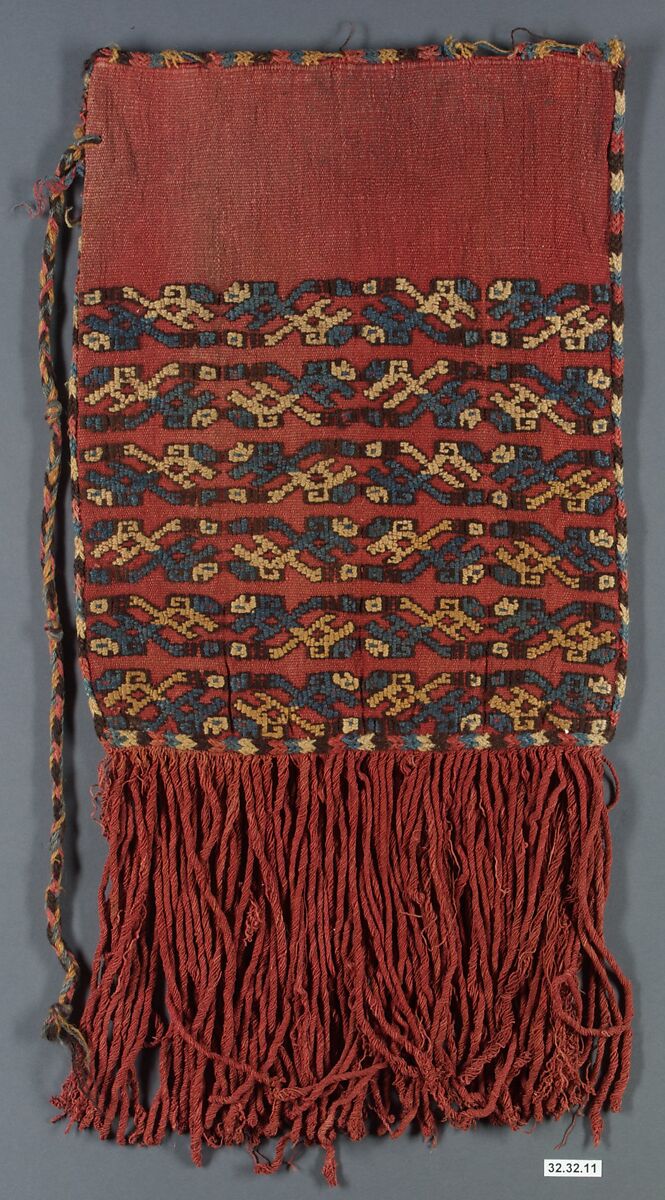 Nasca artist | Embroidered bag with fringe | Nasca | The Metropolitan ...