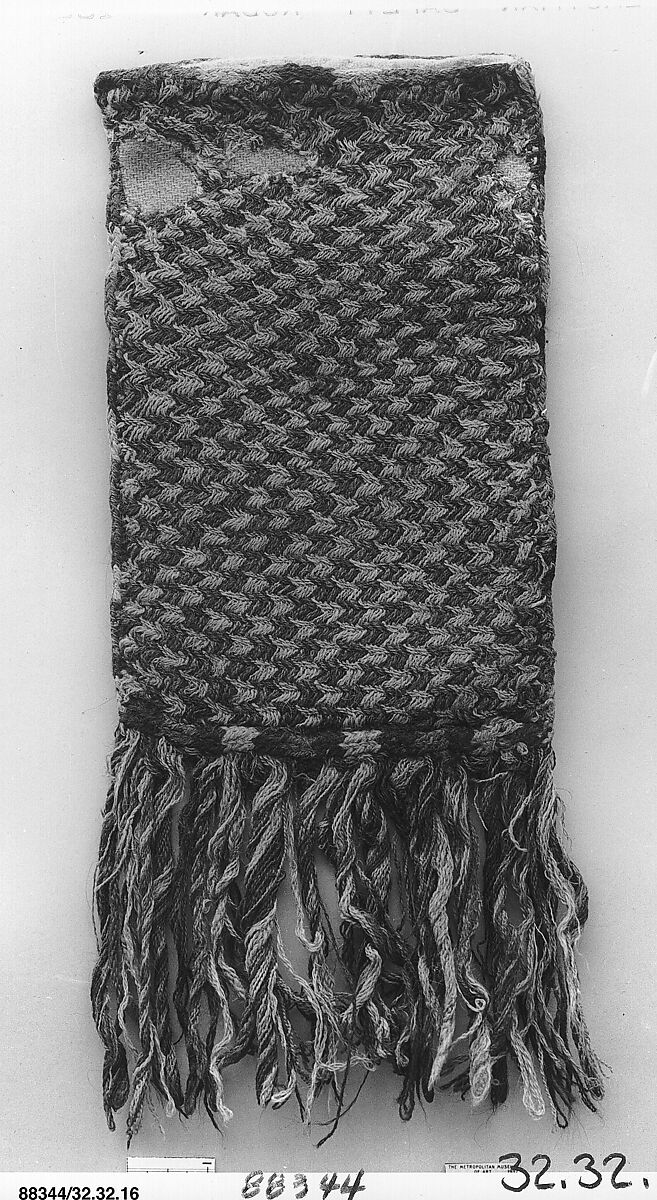 Fringed Bag, Camelid hair, Nasca