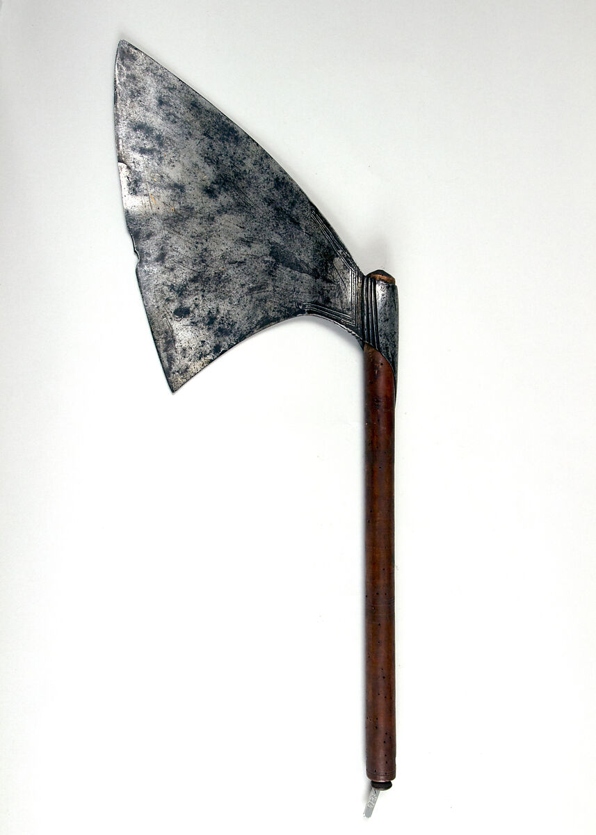 Axe, Iron, wood, Indian, Orissa 