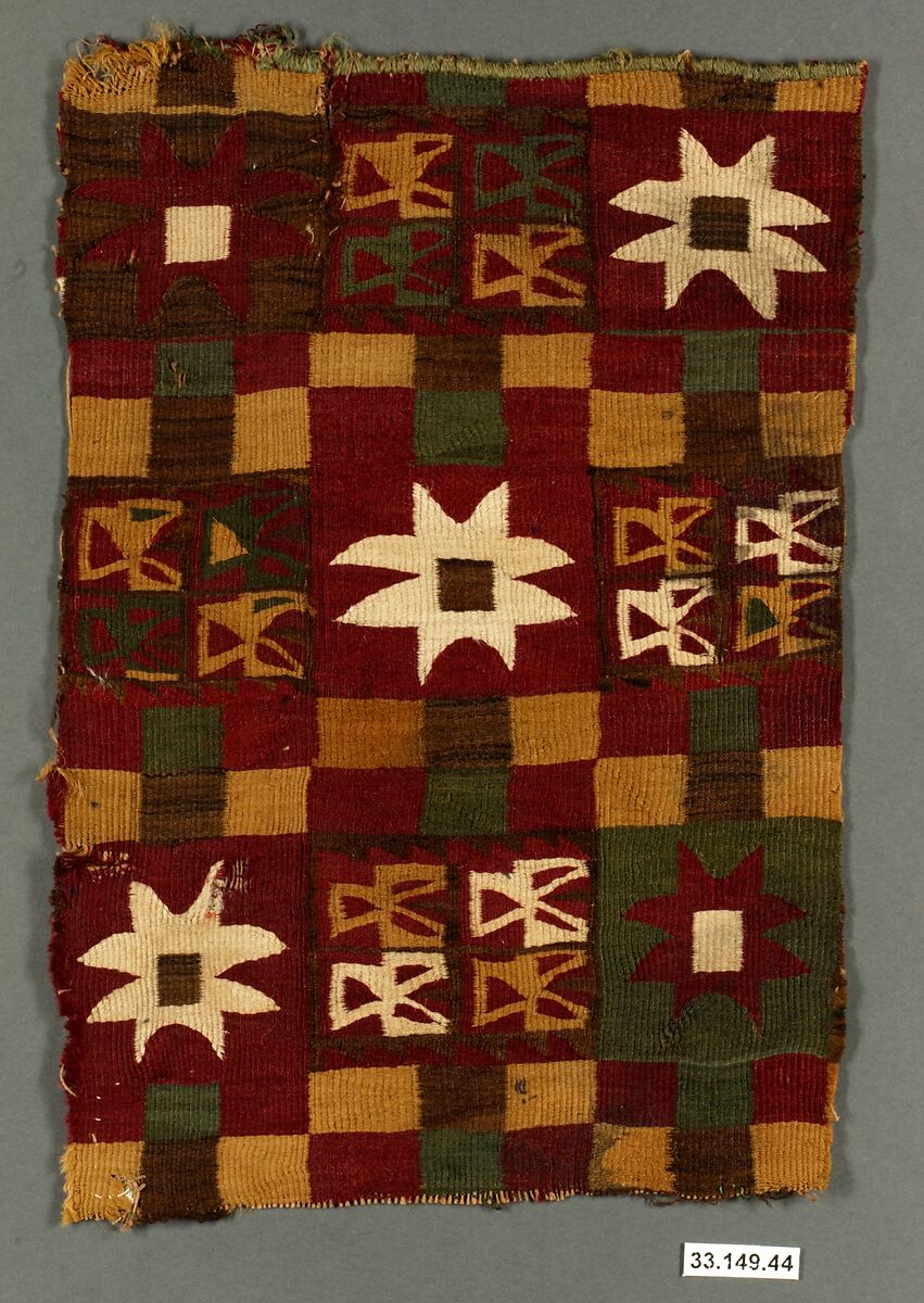 Tapestry Panel with Stars | Inca | The Metropolitan Museum of Art