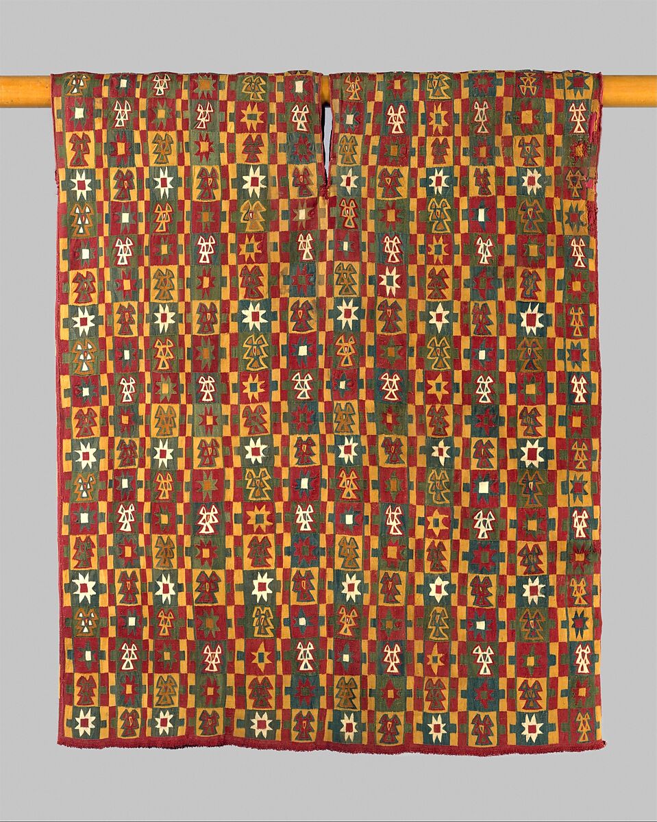Tunic, Chuquibamba artist, Camelid hair, cotton, Inca
