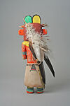 Beaked Katsina, Wood, paint, cloth, Hopi