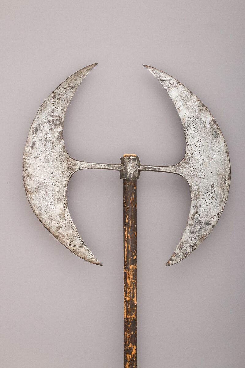 Double Bladed Processional Axe North Indian The Metropolitan Museum Of Art