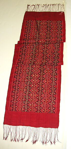 Shoulder Cloth (Selendang), Silk, Javanese or Sumatra
